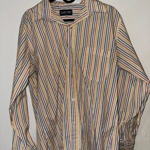 Rainbow Stripped button up Shirt